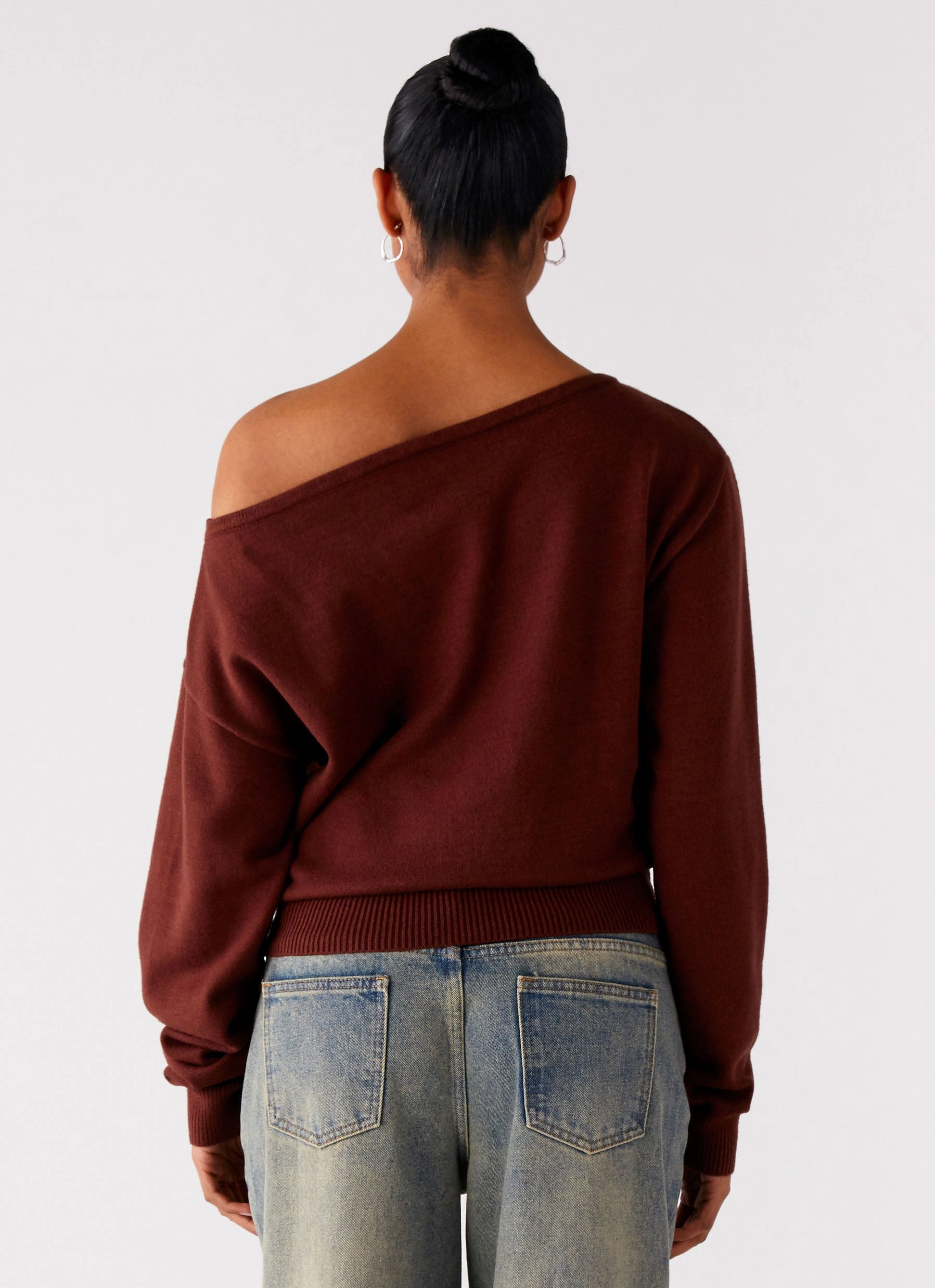 Jaelin Asymmetric Top - Chocolate