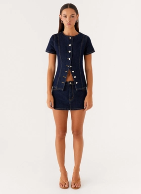 Jagger Top - Indigo Jagger Top - Indigo