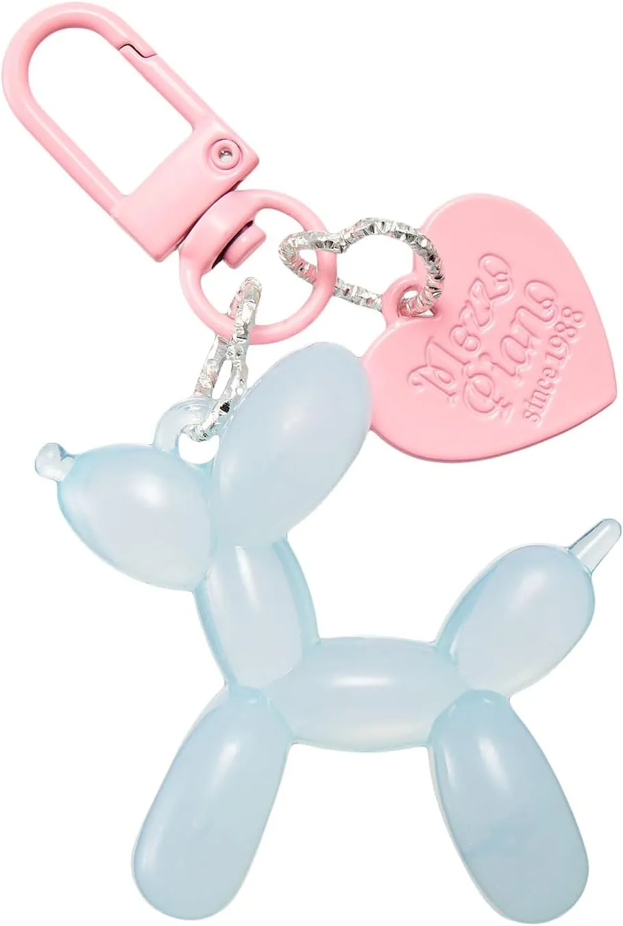 Jelly Balloon Dog Keychain Women Cute Bag Charms for Handbags Purse Backpack Car Key Chain Accessories Aesthetic