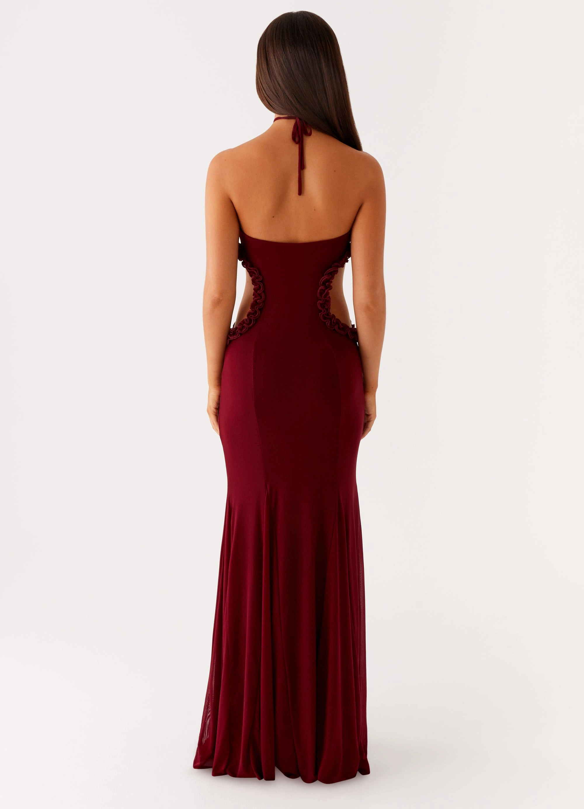Jemima Maxi Dress - Raspberry Wine