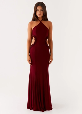 Jemima Maxi Dress - Raspberry Wine Jemima Maxi Dress - Raspberry Wine
