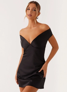 Jenner Mini Dress - Black Jenner Mini Dress - Black