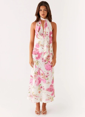 Jensen Midi Dress - Ivory Floral Print Jensen Midi Dress - Ivory Floral Print