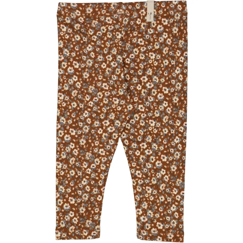 Jersey Leggings - dry clay anemones