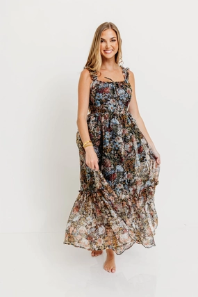 Jiana Maxi Dress in Black Jiana Maxi Dress in Black