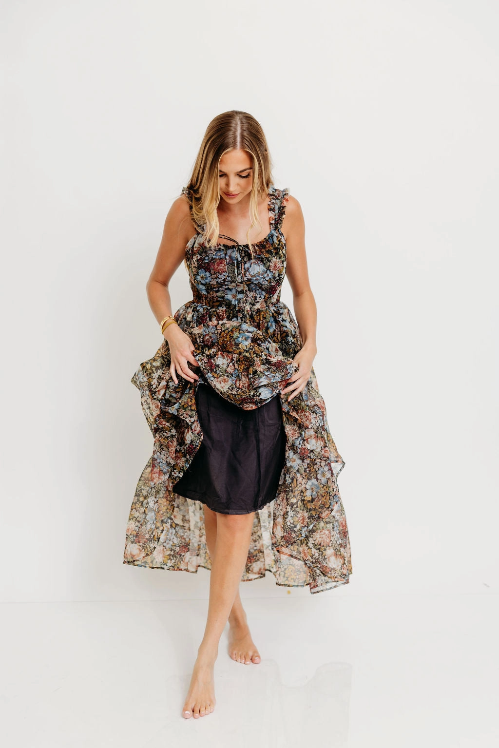 Jiana Maxi Dress in Black