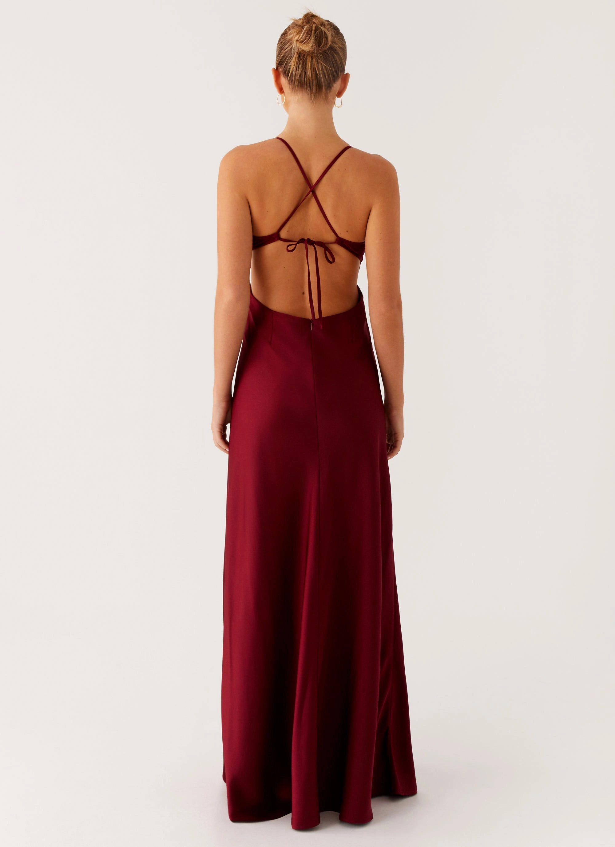 Joanie Maxi Dress - Maroon