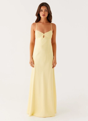 Joanie Maxi Dress - Yellow Joanie Maxi Dress - Yellow