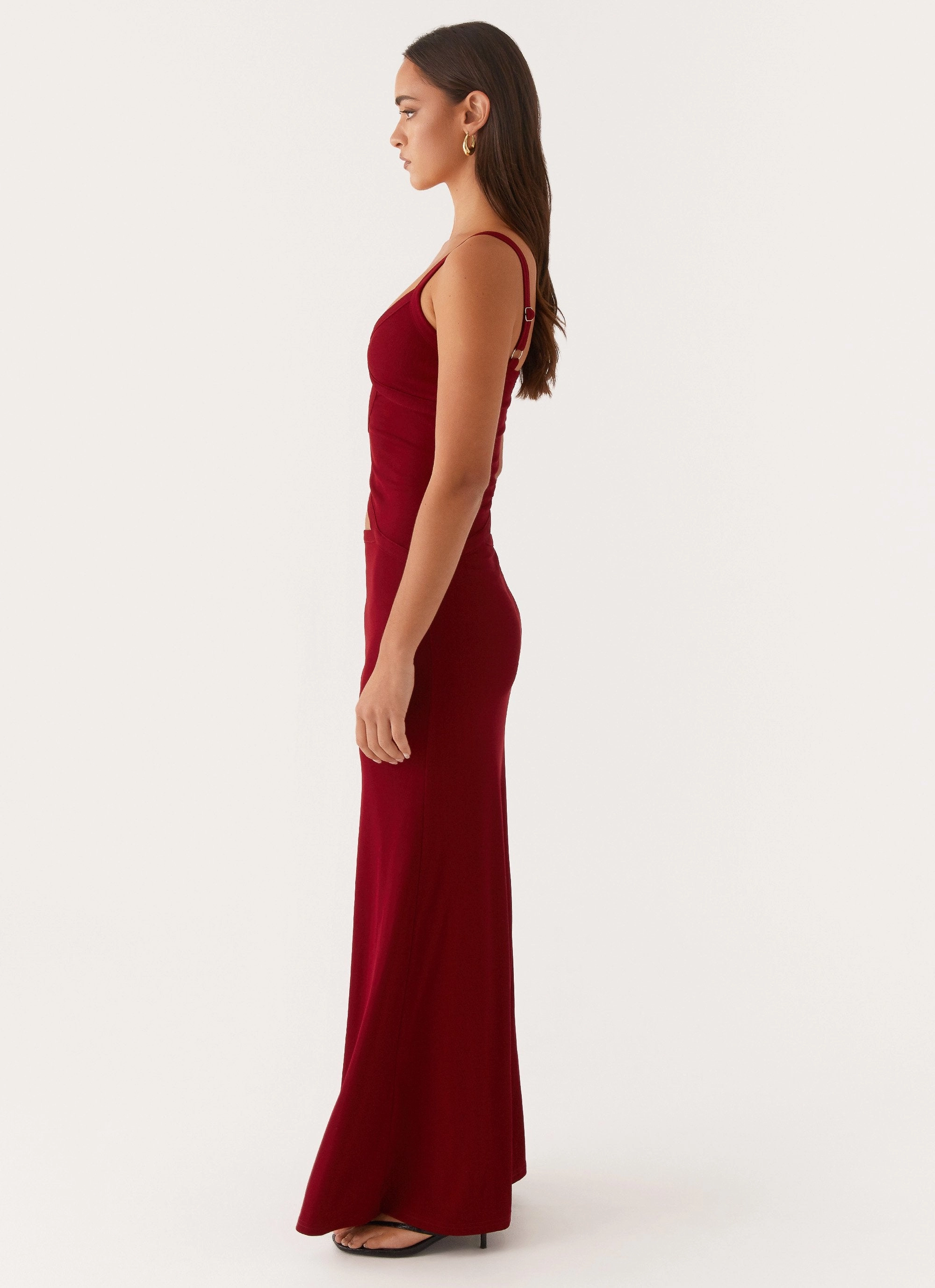 Jocelyn Maxi Dress - Maroon