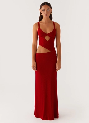 Jocelyn Maxi Dress - Red Jocelyn Maxi Dress - Red