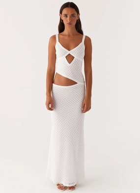 Jocelyn Maxi Dress - White Crochet Jocelyn Maxi Dress - White Crochet