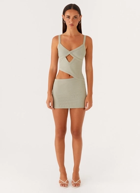 Jocelyn Mini Dress - Sage Jocelyn Mini Dress - Sage