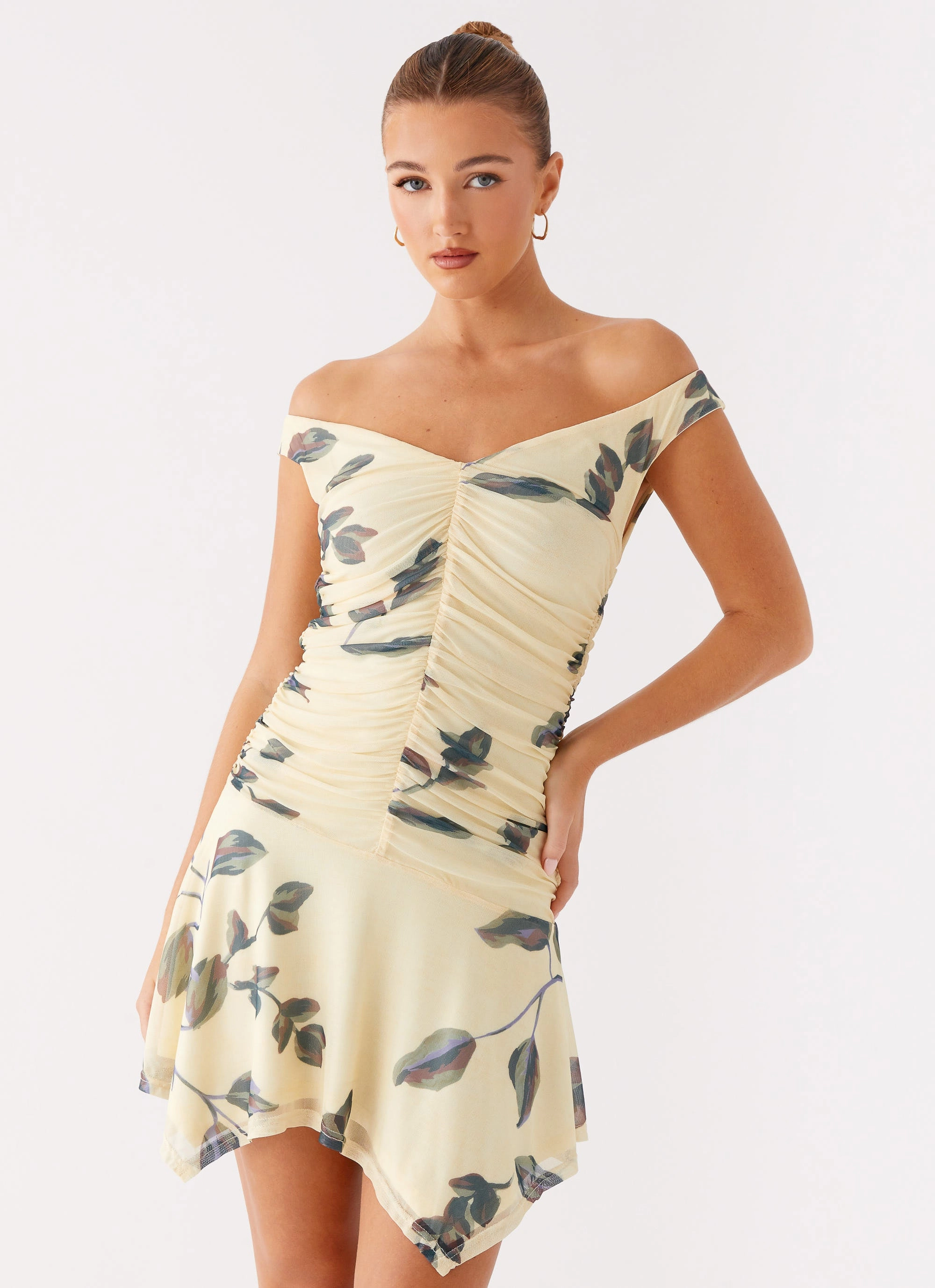 Josette Mini Dress - Buttercream Bliss