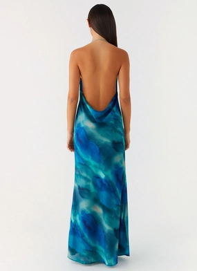 Journey Maxi Dress - Blue Tie Dye Journey Maxi Dress - Blue Tie Dye