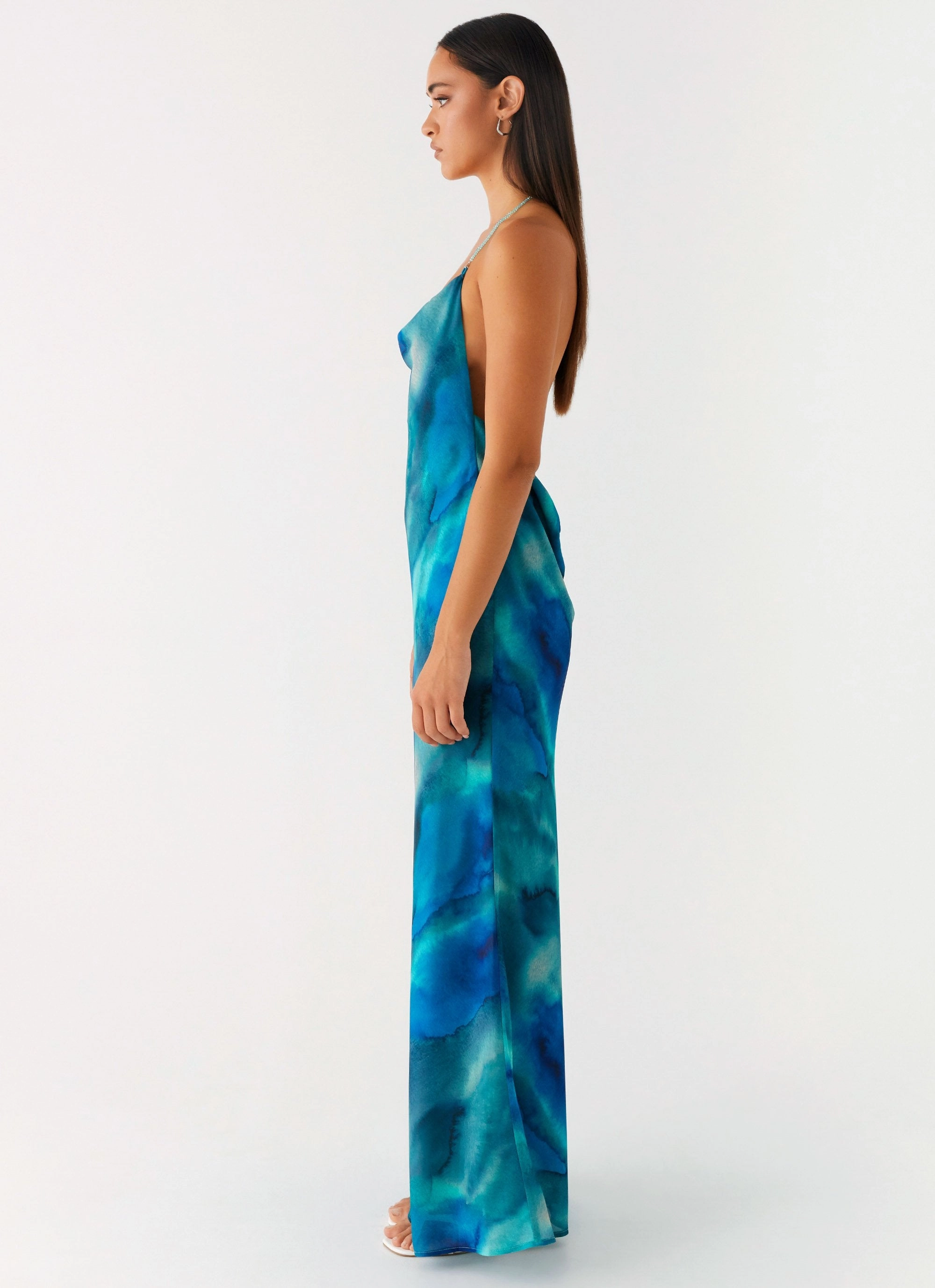 Journey Maxi Dress - Blue Tie Dye