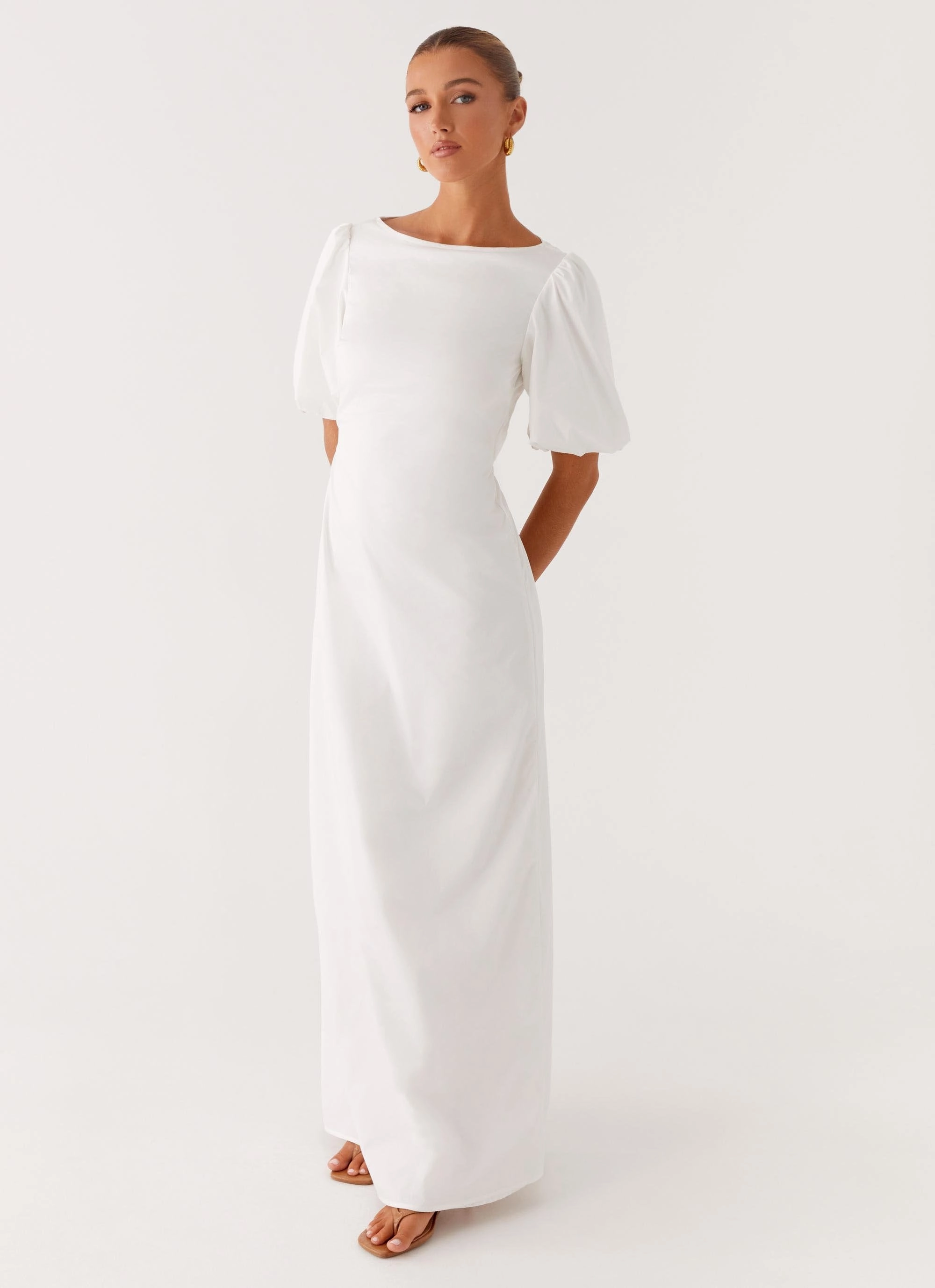 Judy Maxi Dress - White