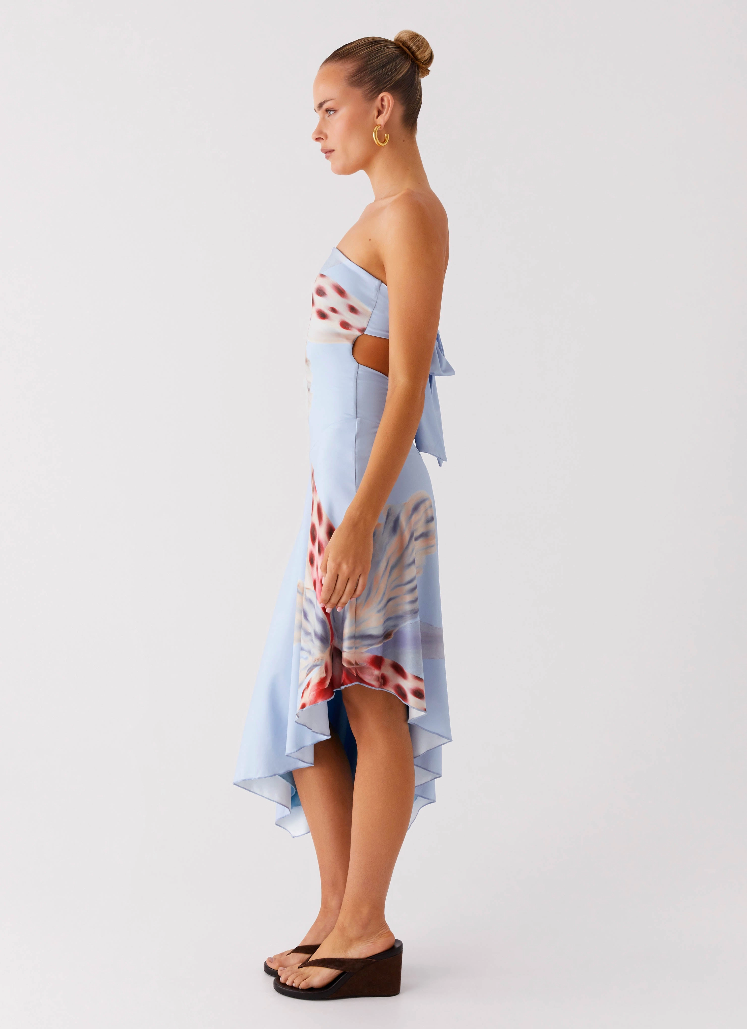 Juliana Midi Dress - Deep Sea Bloom