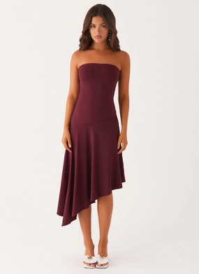 Juliana Midi Dress - Mulberry Juliana Midi Dress - Mulberry