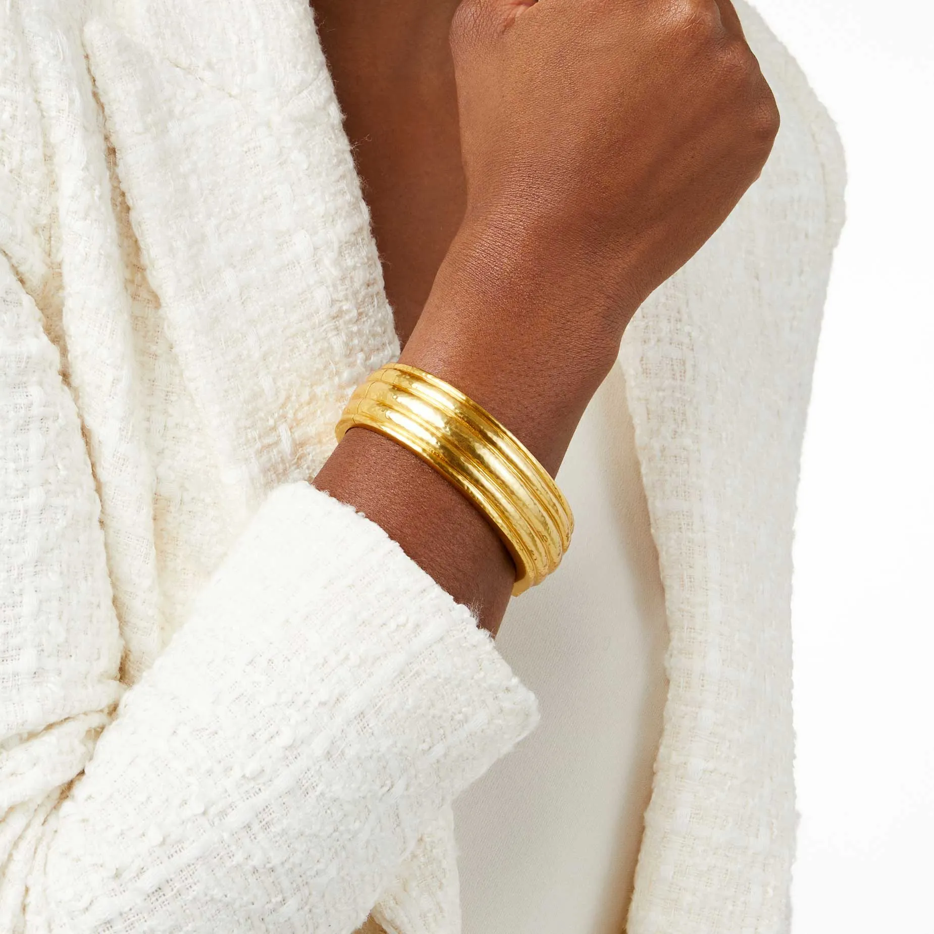 Julie Vos - Hinge Bangle - Havana Statement
