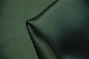 Jungle Green Silk Satin
