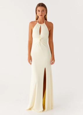 Just In Time Maxi Dress - Yellow Just In Time Maxi Dress - Yellow
