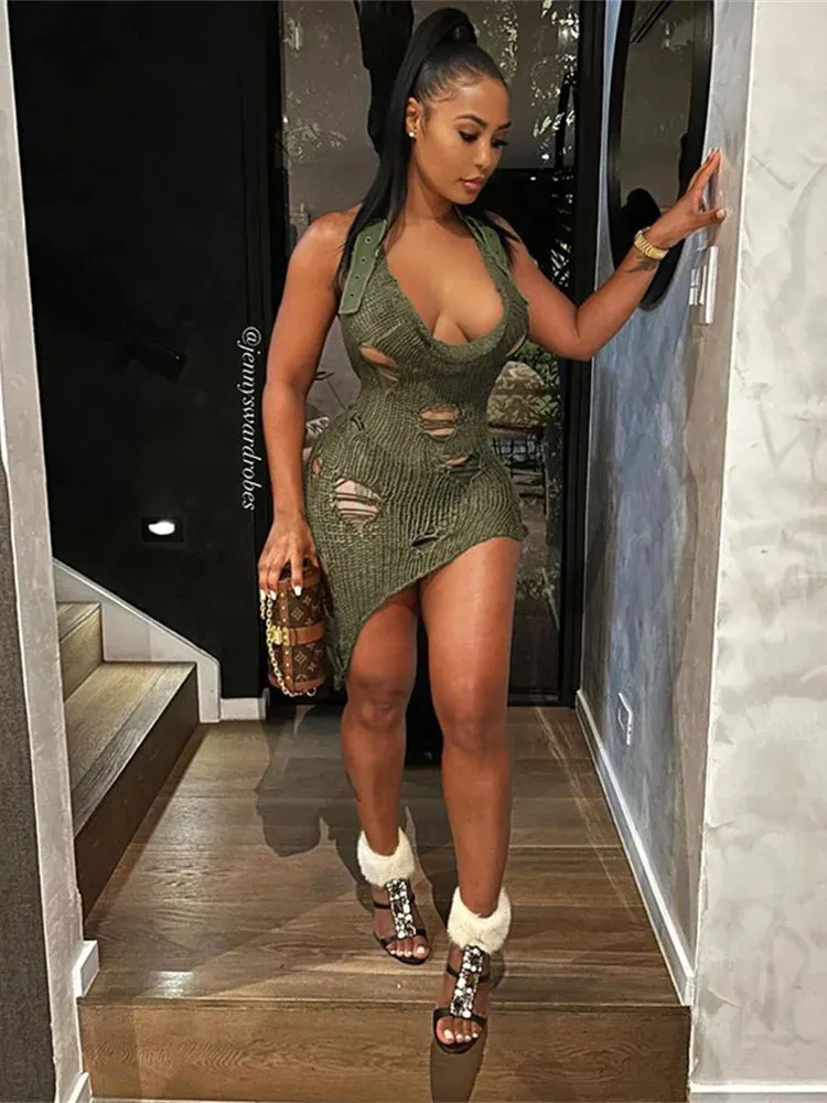 Justina Knit Mini Dress