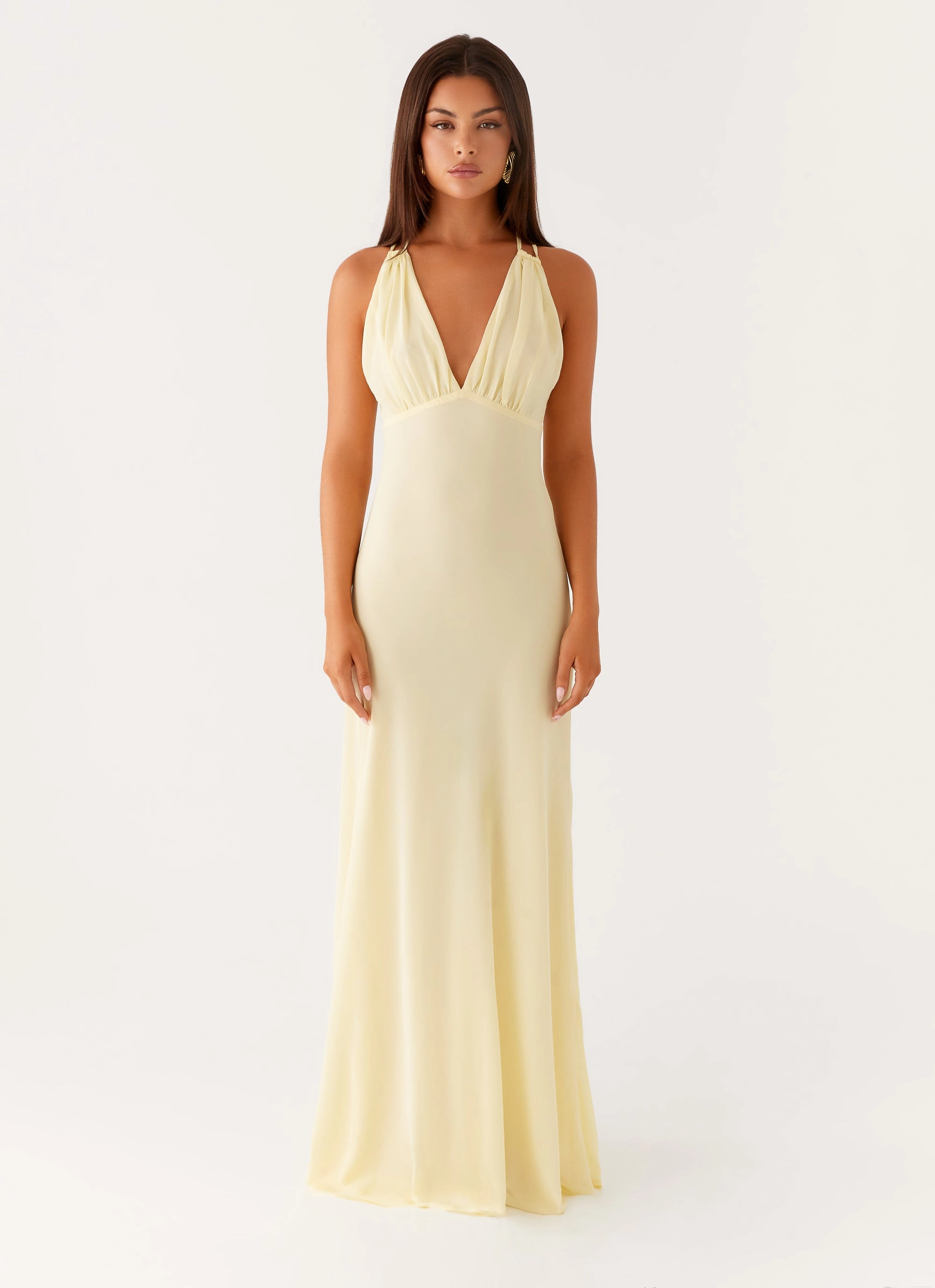 Kacia Maxi Dress - Lemon