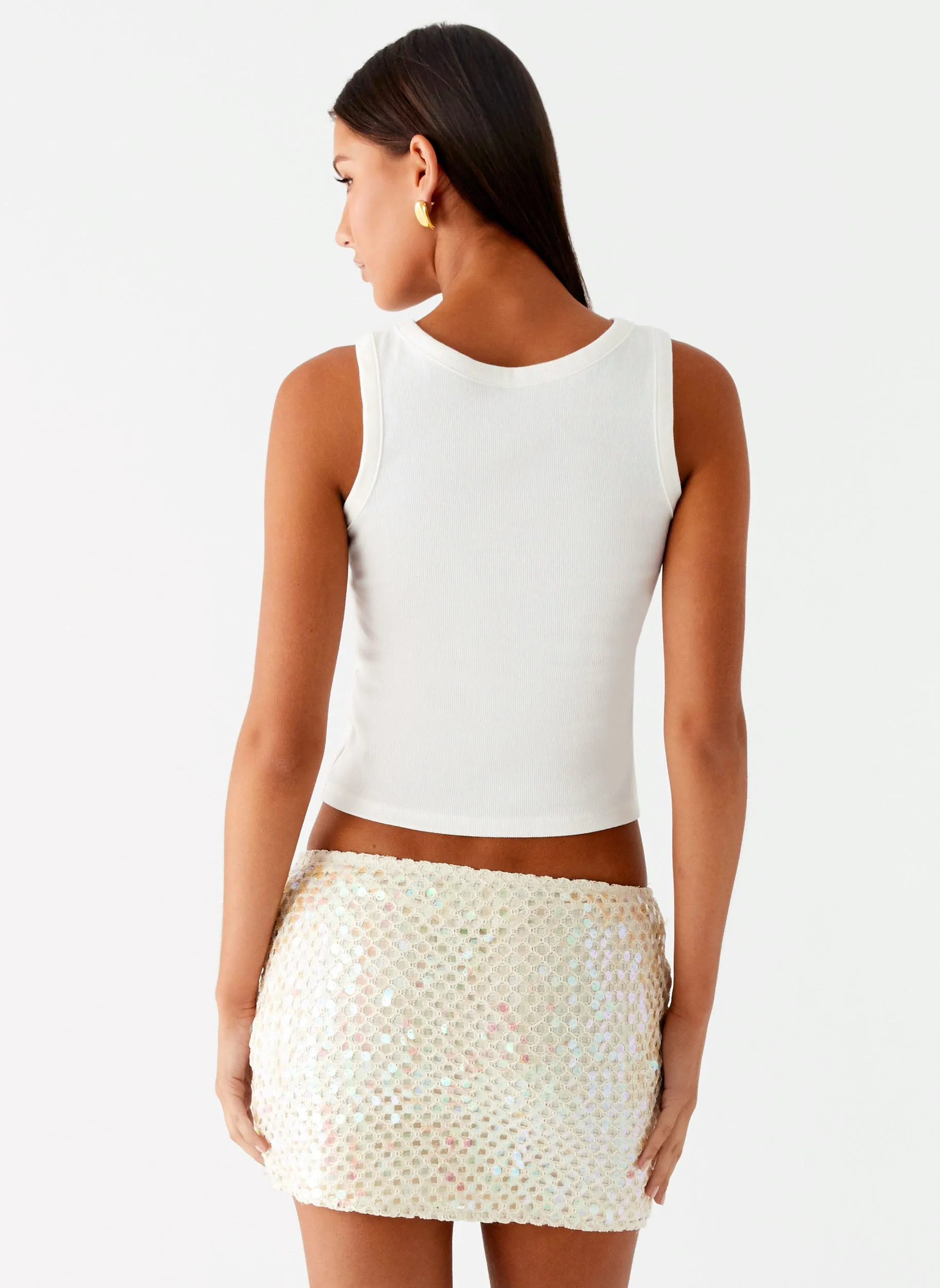 Kalita Mini Skirt - Ivory