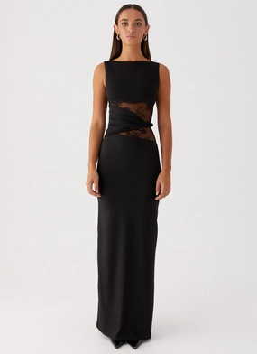 Karma Maxi Dress - Black Karma Maxi Dress - Black