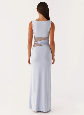 Karma Maxi Dress - Blue Karma Maxi Dress - Blue
