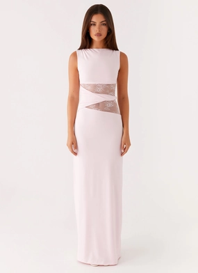 Karma Maxi Dress - Pink Karma Maxi Dress - Pink