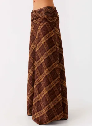 Karolina Maxi Skirt - Plaid Karolina Maxi Skirt - Plaid
