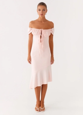 Katherine Midi Dress - Pink Katherine Midi Dress - Pink