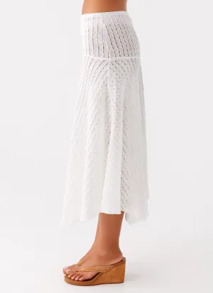 Katta Midi Skirt - Ivory Katta Midi Skirt - Ivory