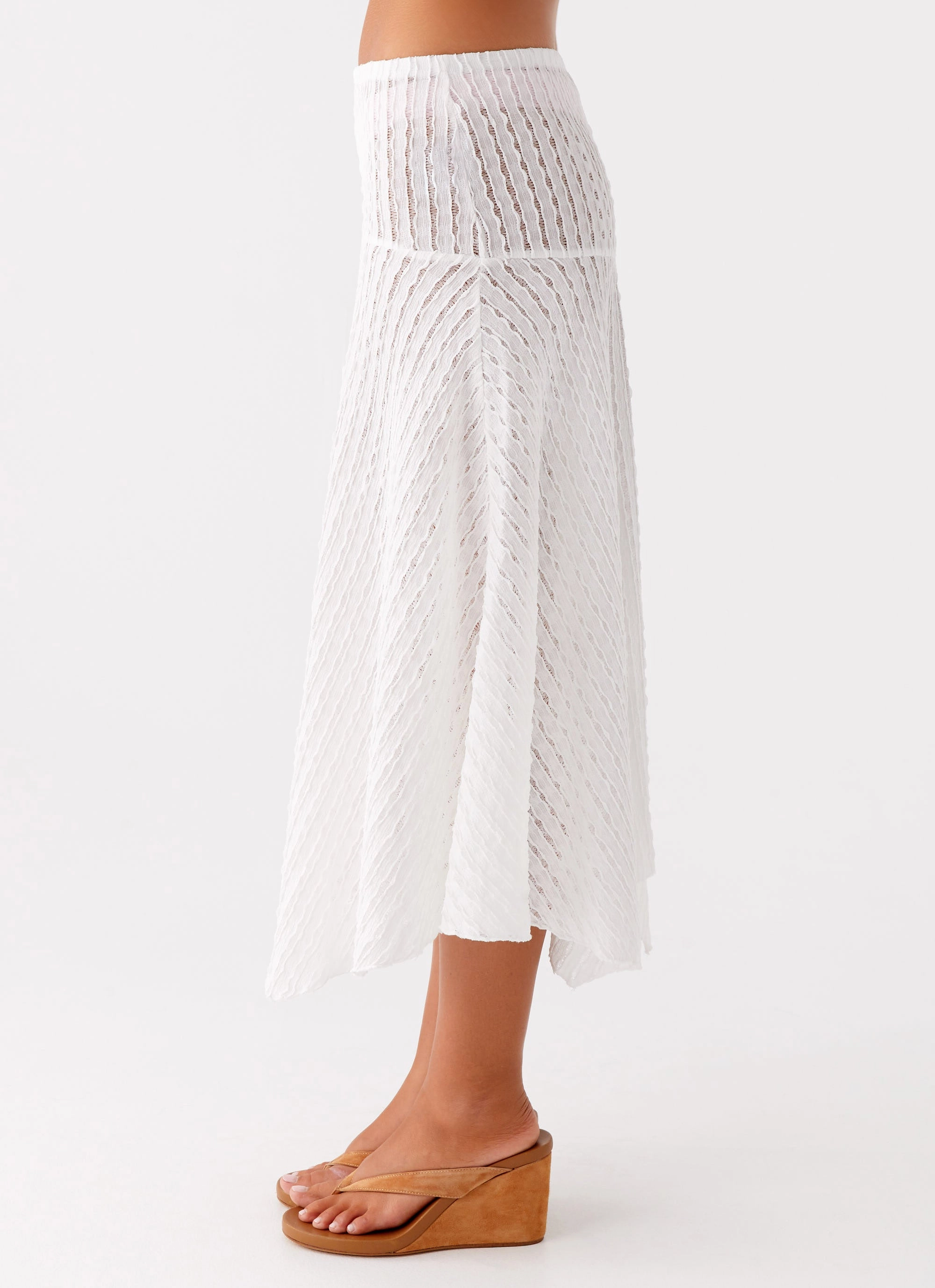 Katta Midi Skirt - Ivory