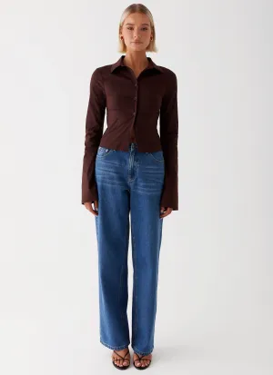 Keanna Low Rise Jeans - Indigo Keanna Low Rise Jeans - Indigo