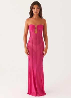 Kennedy Maxi Dress - Fuchsia Kennedy Maxi Dress - Fuchsia
