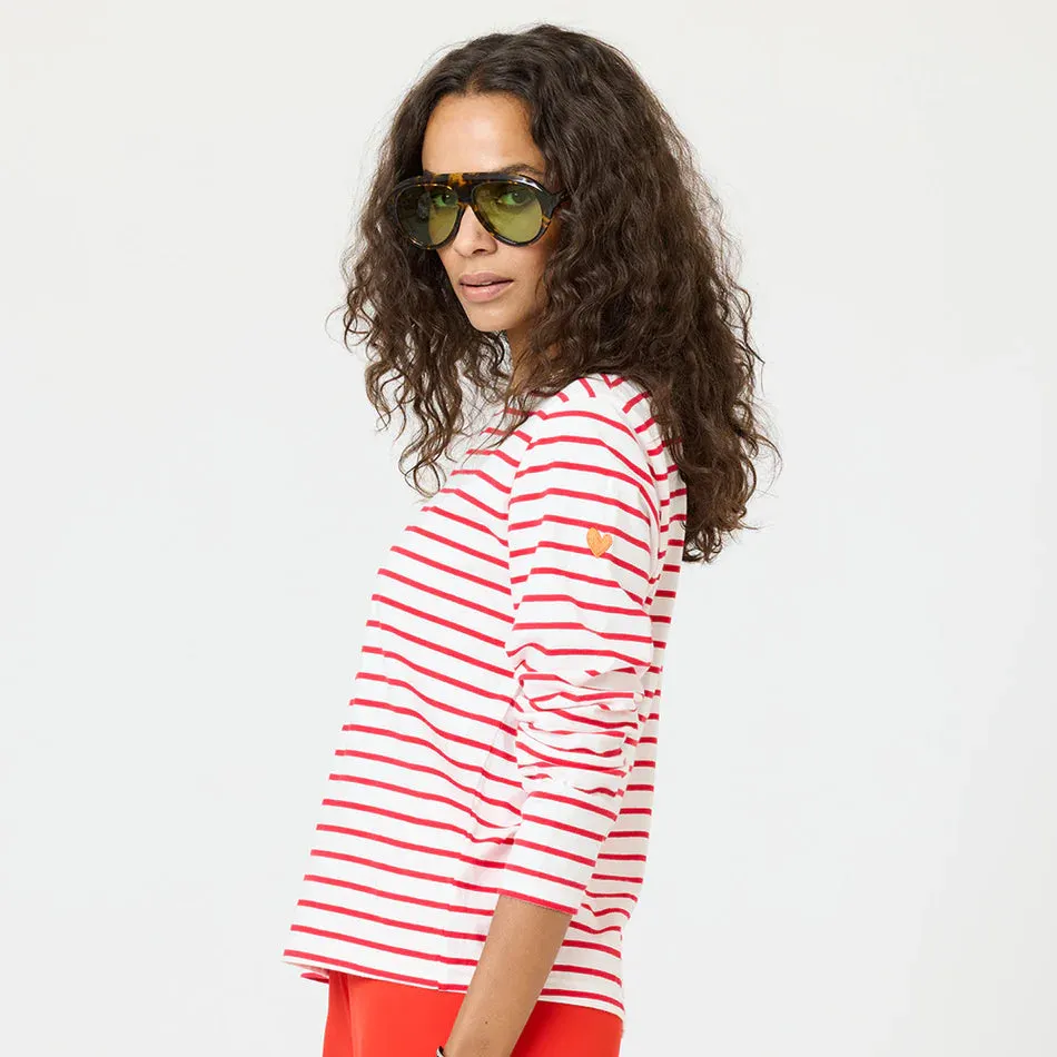 Kerri Rosenthal Long Sleeve Strip Tee