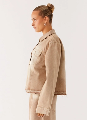 Khalil Denim Jacket - Tan Khalil Denim Jacket - Tan