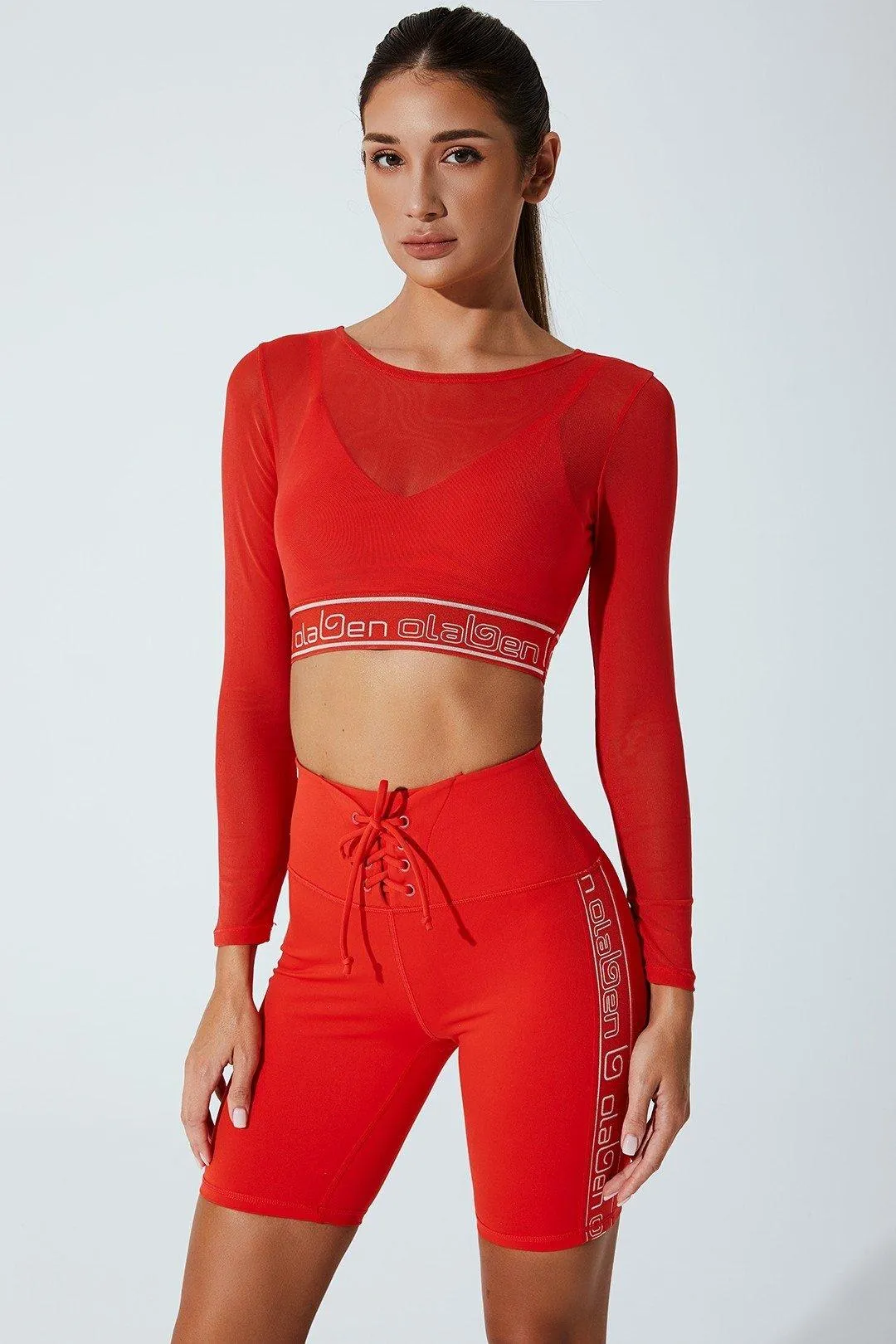 Kiera Biker Short - Venetian Red