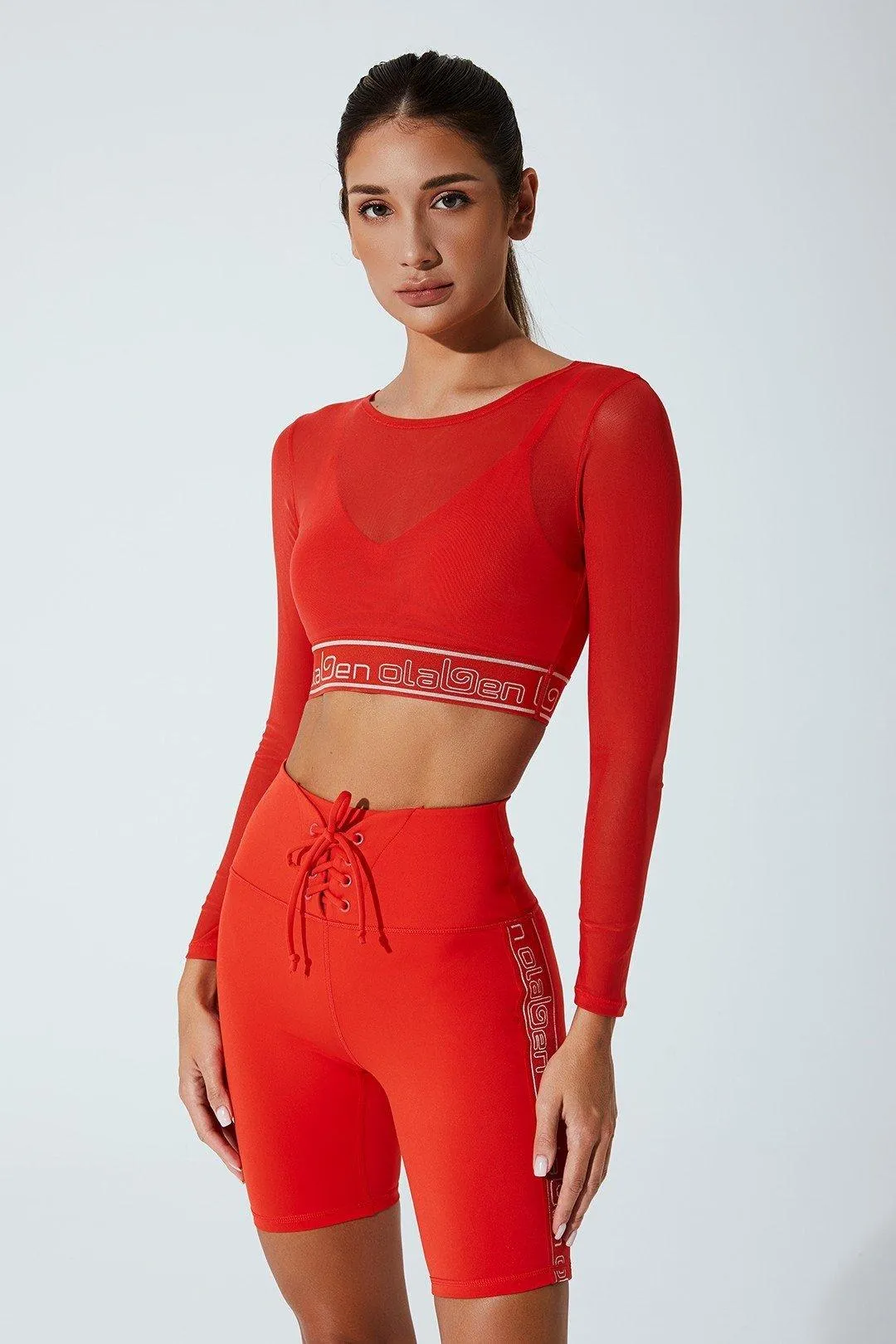 Kiera Biker Short - Venetian Red
