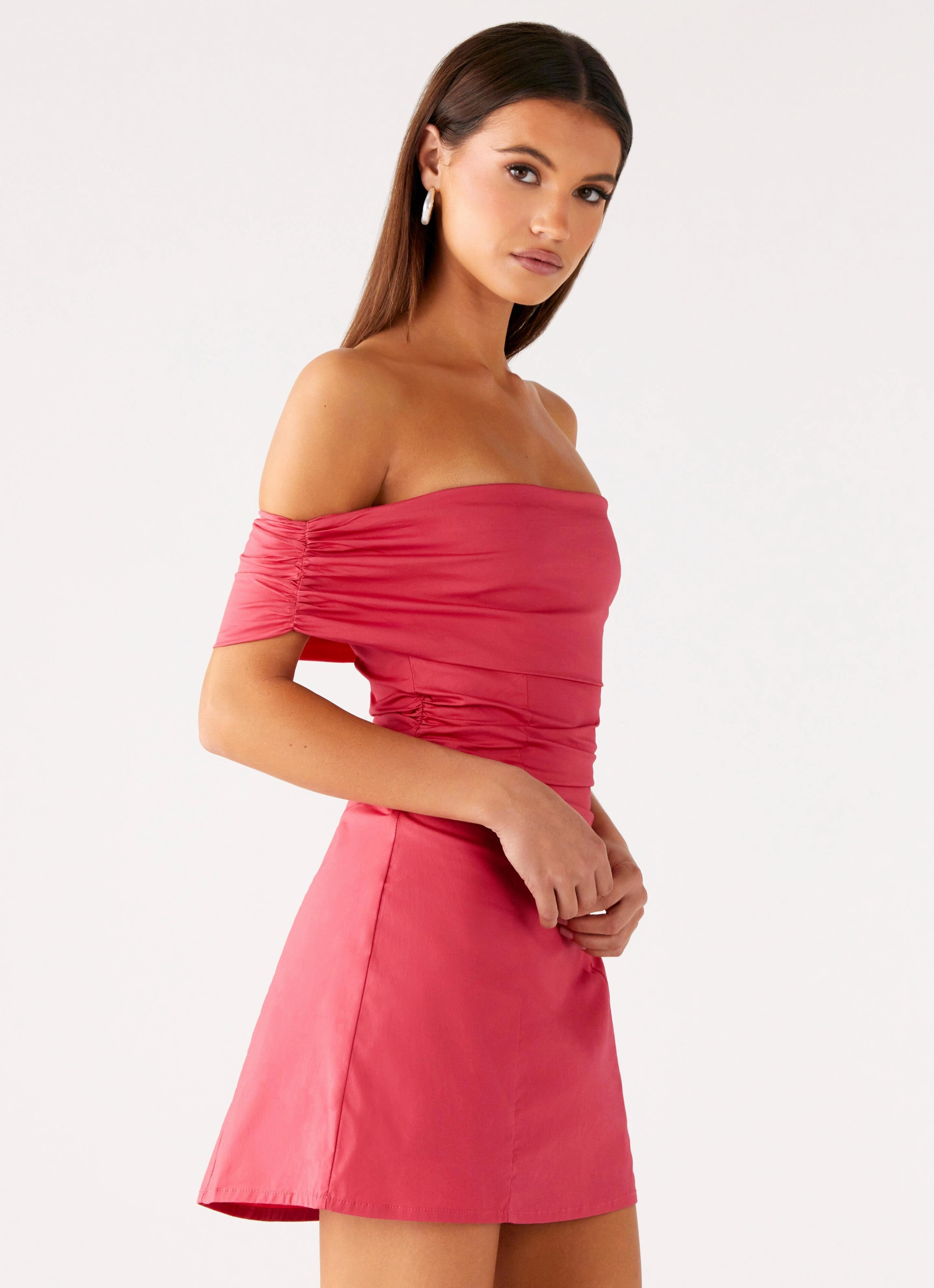 Kierra Mini Dress - Coral