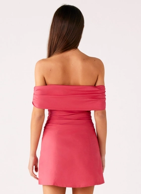 Kierra Mini Dress - Coral Kierra Mini Dress - Coral