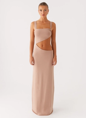 Kika Maxi Dress - Beige Kika Maxi Dress - Beige