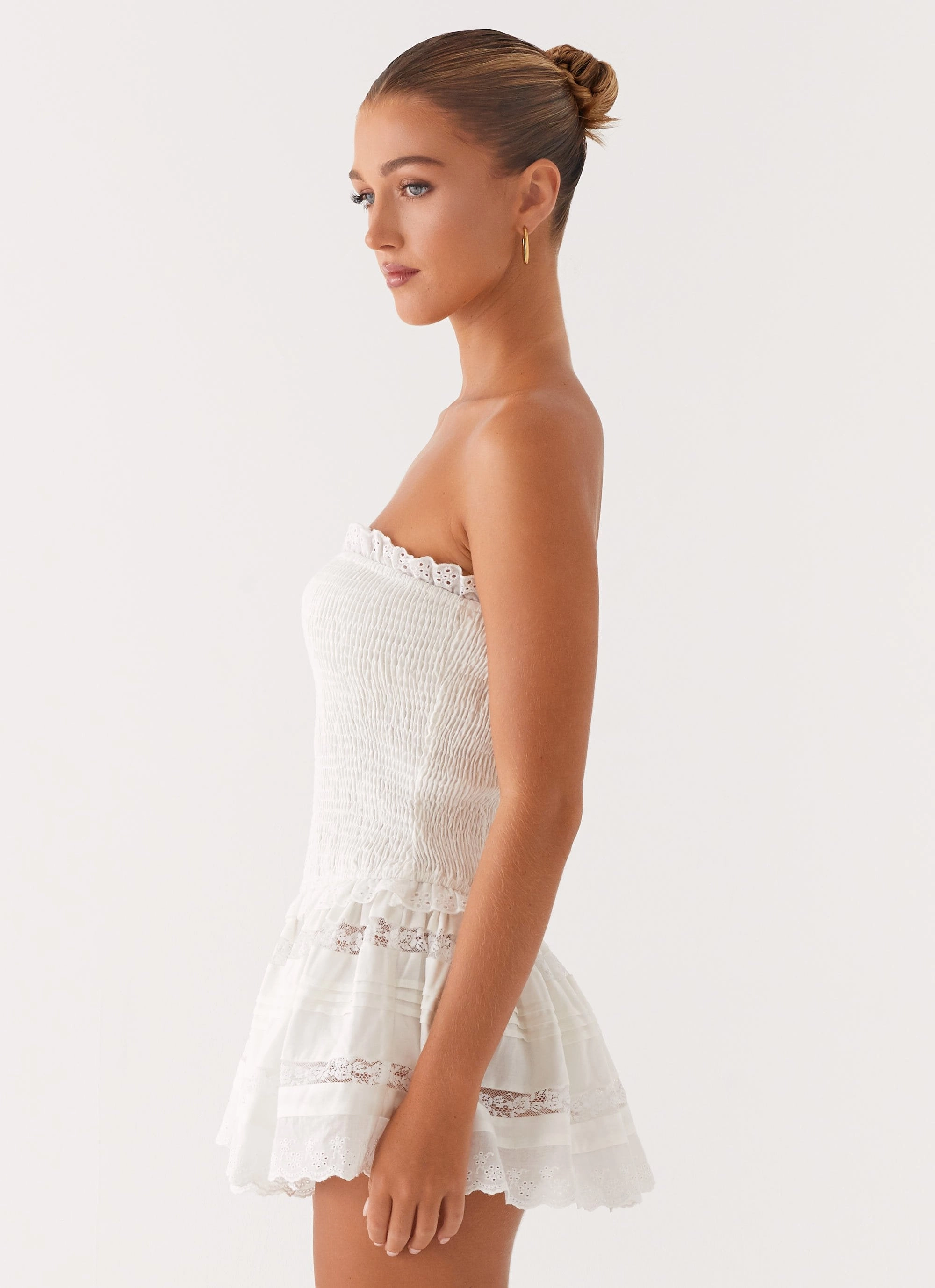 Kimia Mini Dress - White