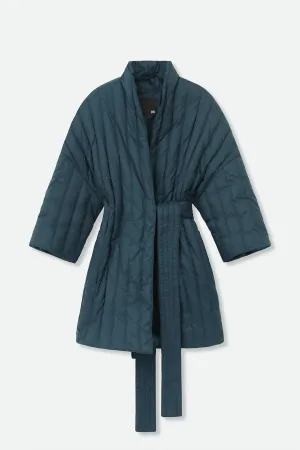 KIMONO BARN COAT IN GOOSE DOWN KIMONO BARN COAT IN GOOSE DOWN
