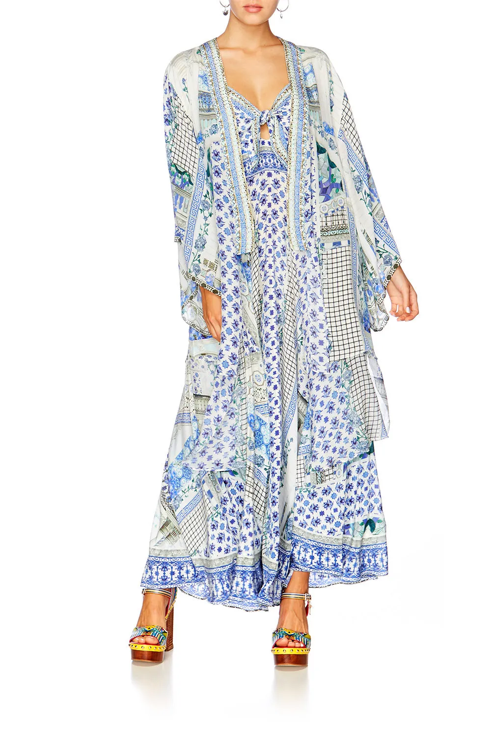 KIMONO WITH LONG UNDERLAY SALVADOR SUMMER