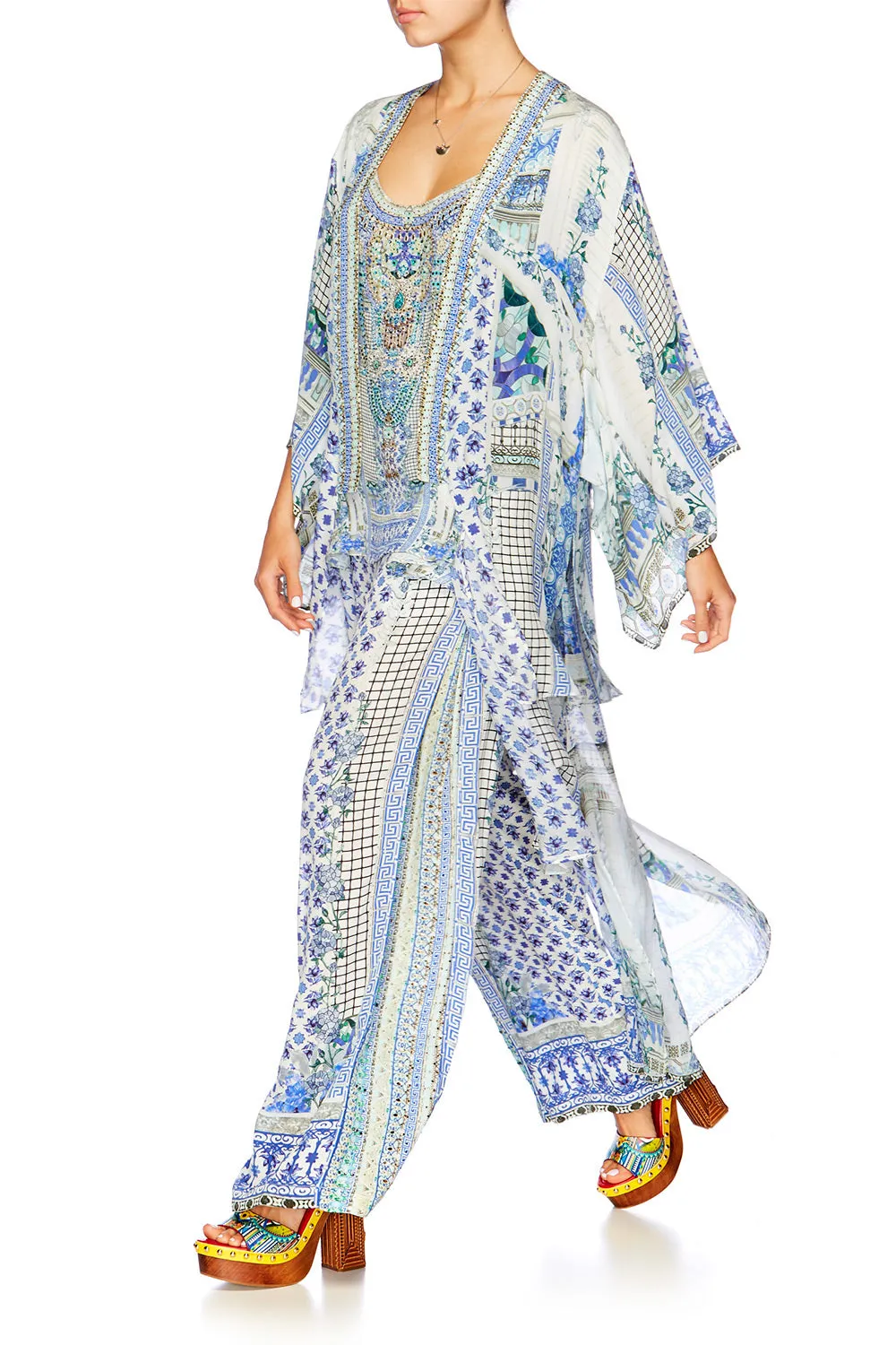 KIMONO WITH LONG UNDERLAY SALVADOR SUMMER