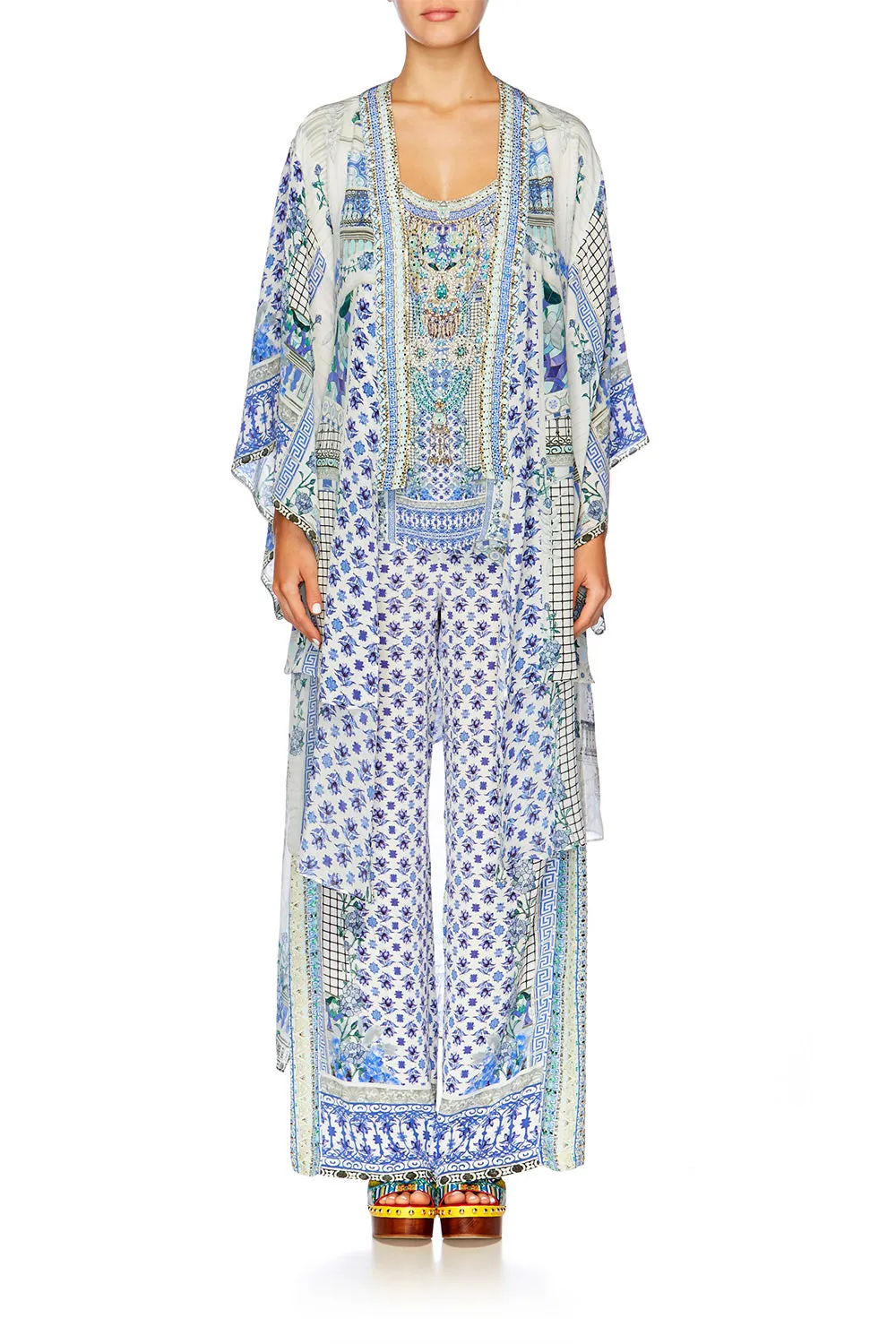 KIMONO WITH LONG UNDERLAY SALVADOR SUMMER