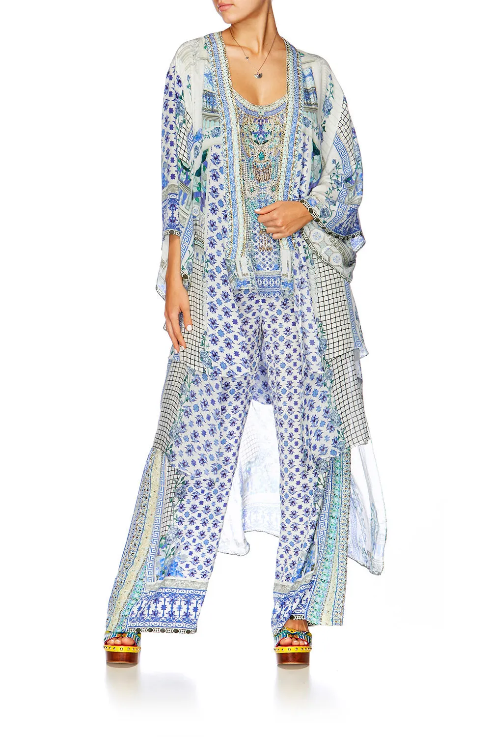KIMONO WITH LONG UNDERLAY SALVADOR SUMMER